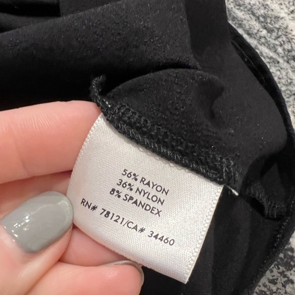 Eileen Fisher Rayon Blend Simple Black Dress - Picture 11 of 12